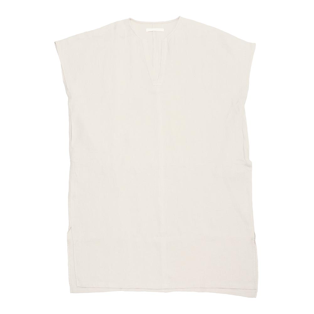 evam eva（エヴァムエヴァ） linen poncho V243T904 : MIDLAND SHIP