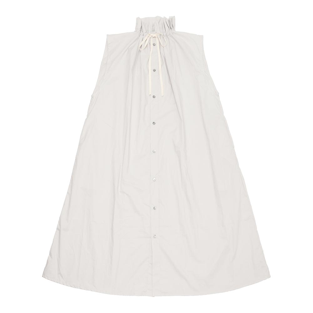 Yarmo（ヤーモ） （20%OFF）Yarmo RUFFLED NECK LONG SMOCK DRESS OP47