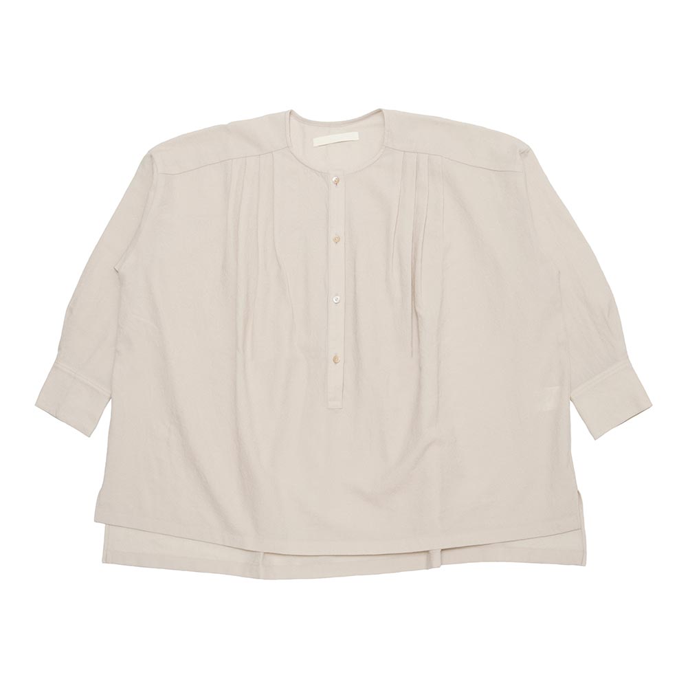 evam eva エヴァムエヴァ wool shirt E243T141 evam eva（エヴァムエヴァ） wool shirt E243T141 : MIDLAND SHIP