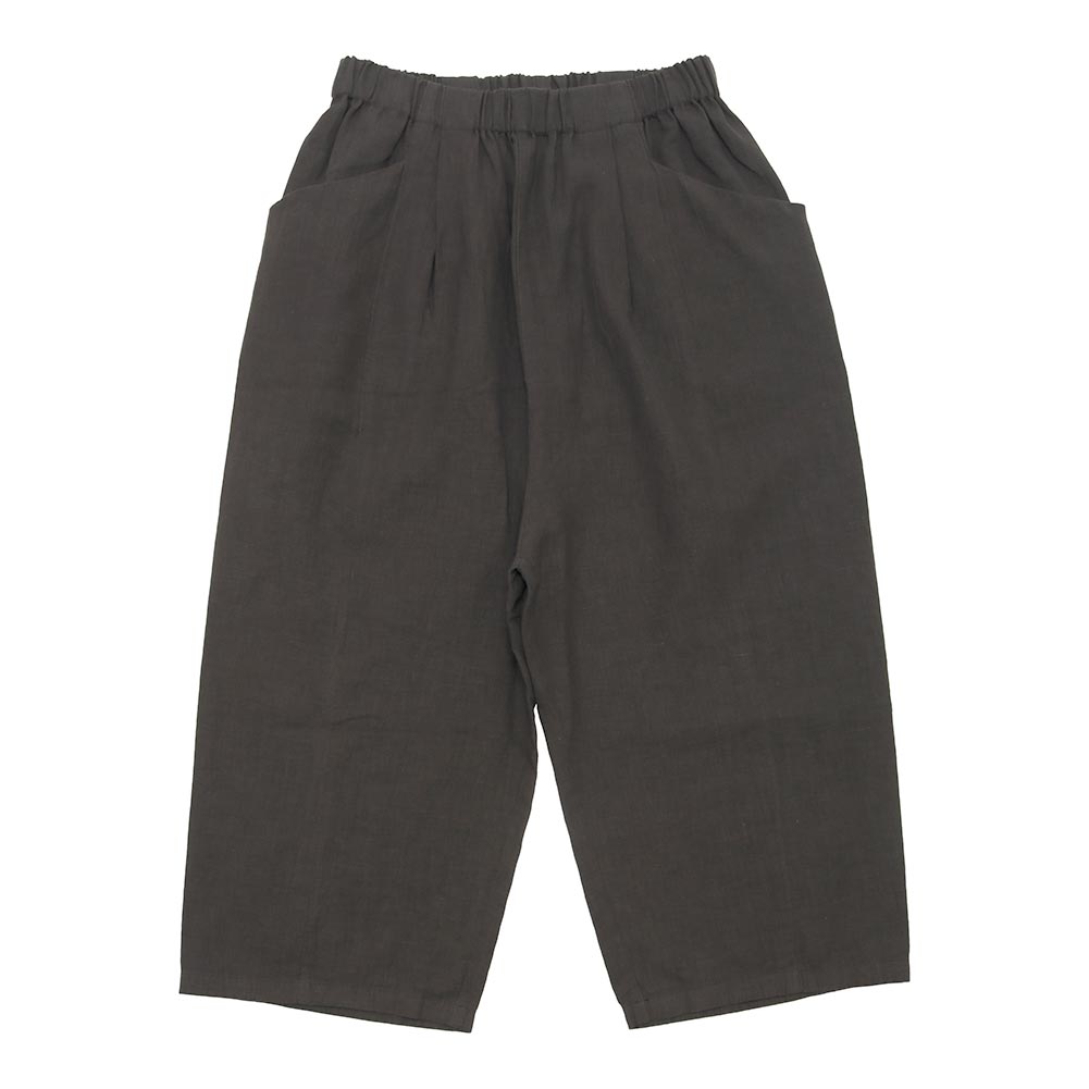 evam eva（エヴァムエヴァ） water linen cropped pants E251T100