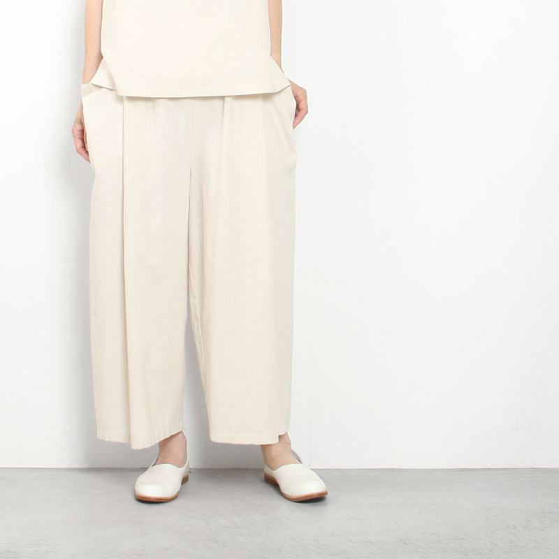 evam eva エヴァムエヴァ cotton sleeveless E251K115 : MIDLAND