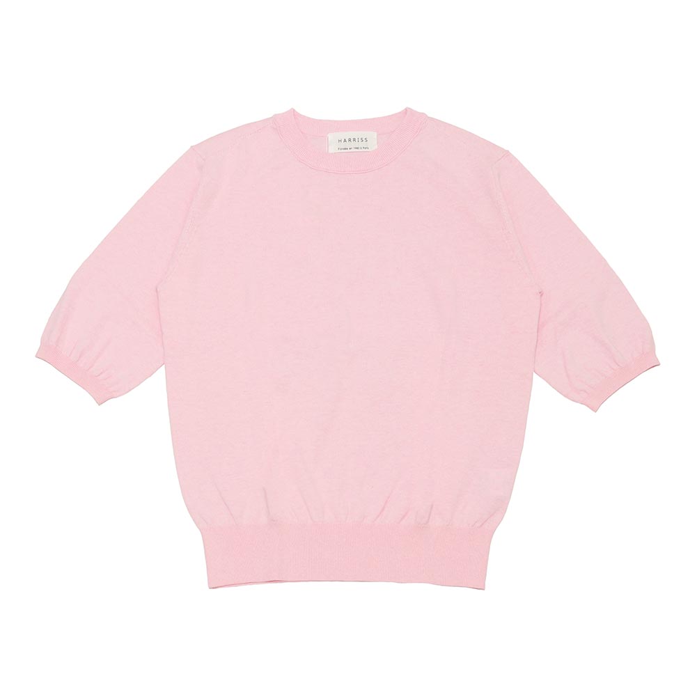 （OUTLET）Harriss ハリス ハーフスリーブニットプルオーバー FN251-20420 Harriss （OUTLET）Harriss ハリス ハーフスリーブニットプル