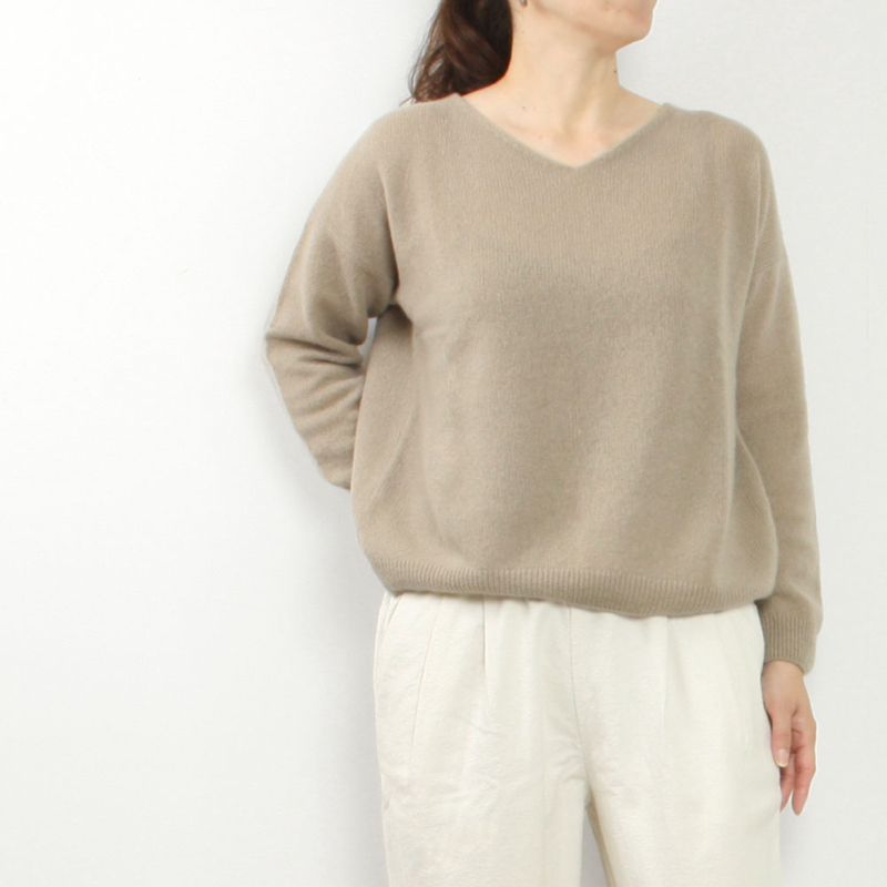 evam eva（エヴァムエヴァ） cashmere cardigan E253K045 : MIDLAND