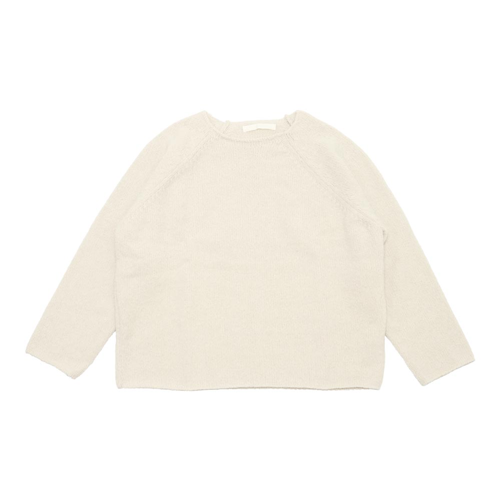 evam eva（エヴァムエヴァ） renew-wool raglan pullover E253K102