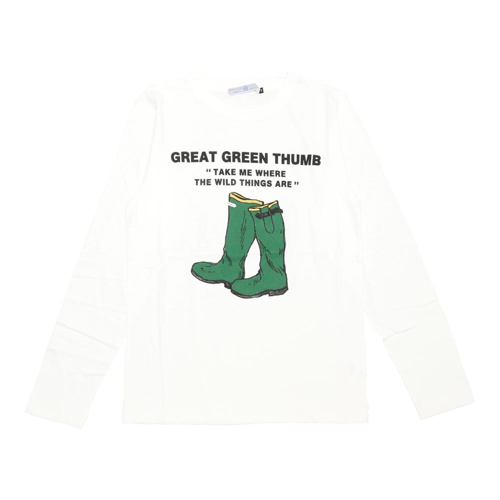 R&D.M.Co-☆今期新品MEN'S GREEN BOOT L/T SHIRT R&D.M.Co OLDMAN'S TAILOR R&D.M.Co- アールアンドディーエム