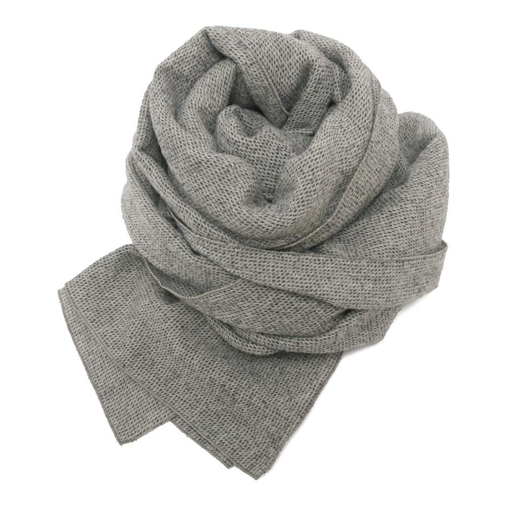 evam eva（エヴァムエヴァ） wool stole E253G226 : MIDLAND SHIP