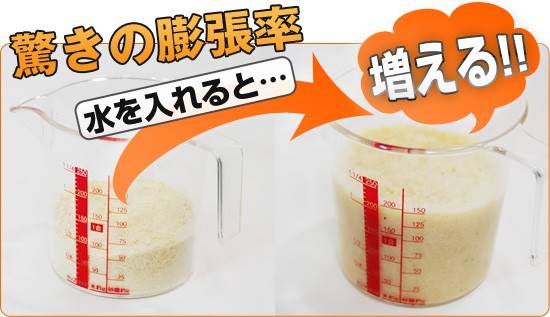 ものすごい膨張率