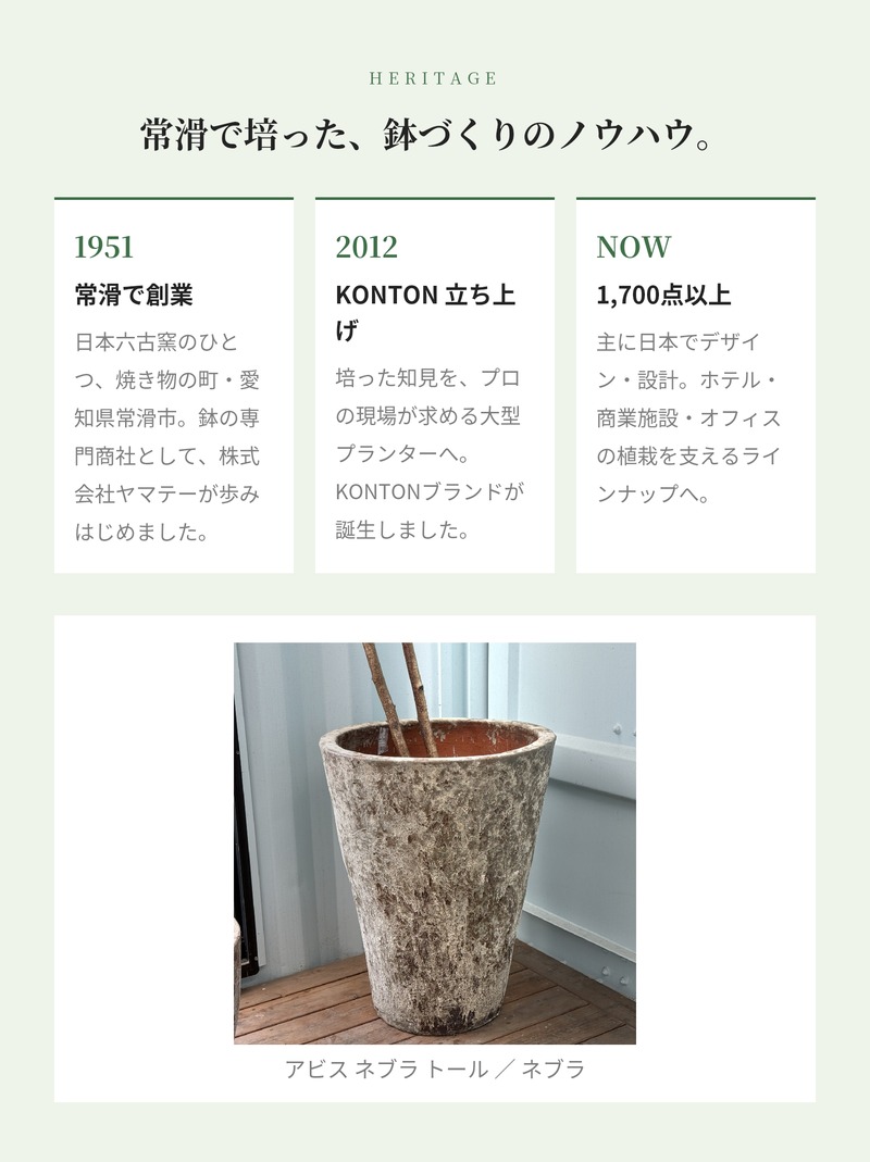 KONTON 植木鉢 大型 おしゃれ 20号 15号 11号 L M S サイズ 丸型 縦長