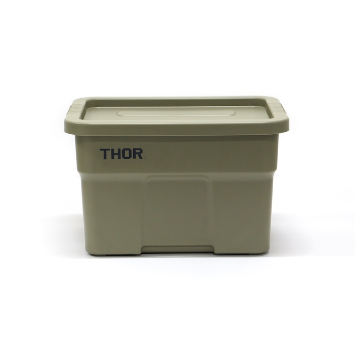 THOR ソー 22L コンテナ 2個セット ベージュ 収納ボックス THOR（ソー） コンテナ 収納ボックス 22L 蓋付き 5色 ラージトート