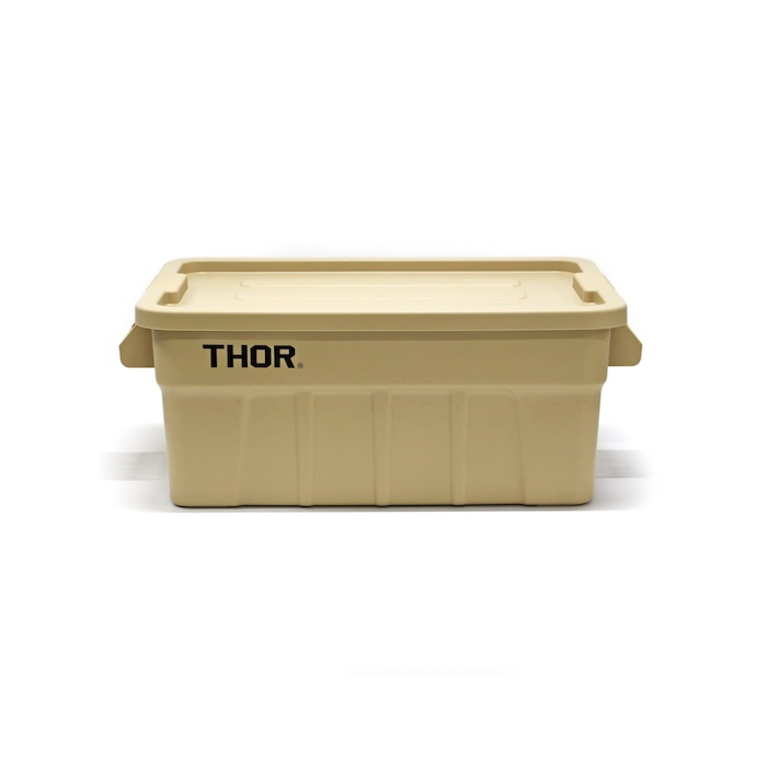 THOR（ソー） コンテナ 収納ボックス 53L 蓋付き 5色 ラージトート