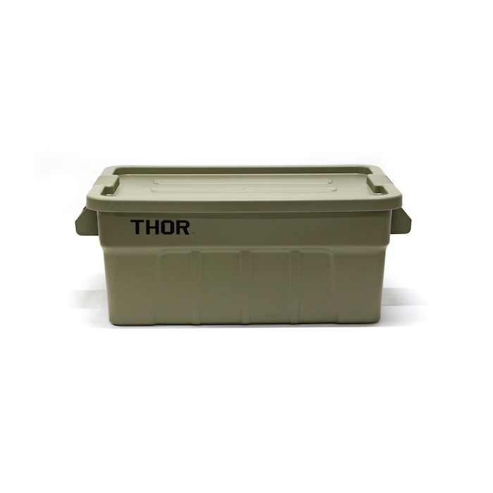THOR（ソー） コンテナ 収納ボックス 53L 蓋付き 5色 ラージトート