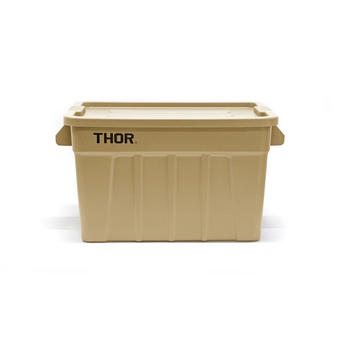 THOR（ソー） コンテナ 収納ボックス 75L 蓋付き 5色 ラージトート