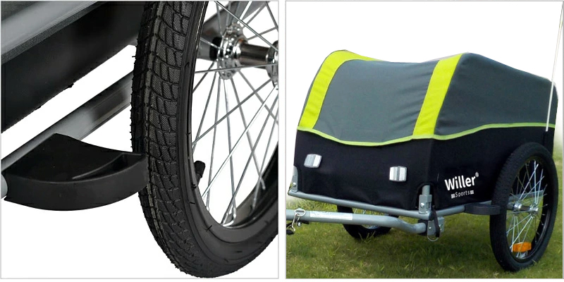 Willer 自転車トレーラー カーゴ用 荷物用 荷物 ウィラー