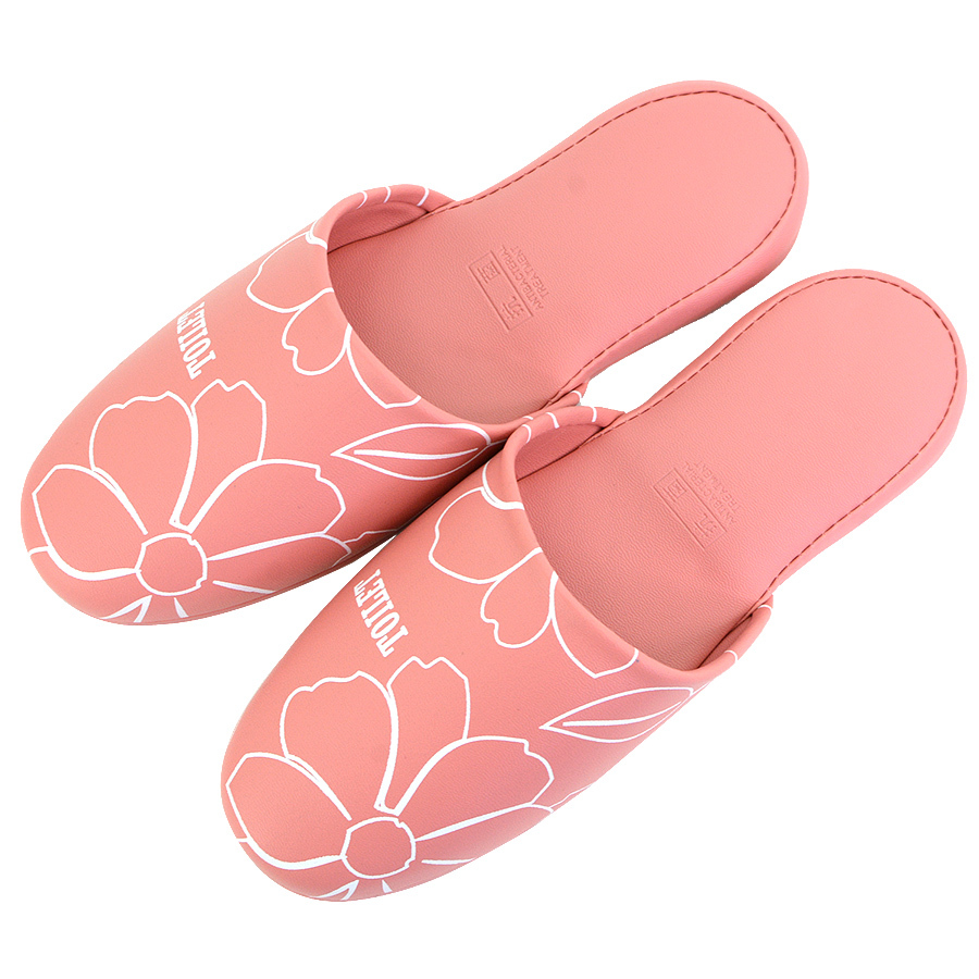 スリッパ 北欧調 トイレ 水回り 花柄 フリーサイズ 抗菌 防臭 拭ける
