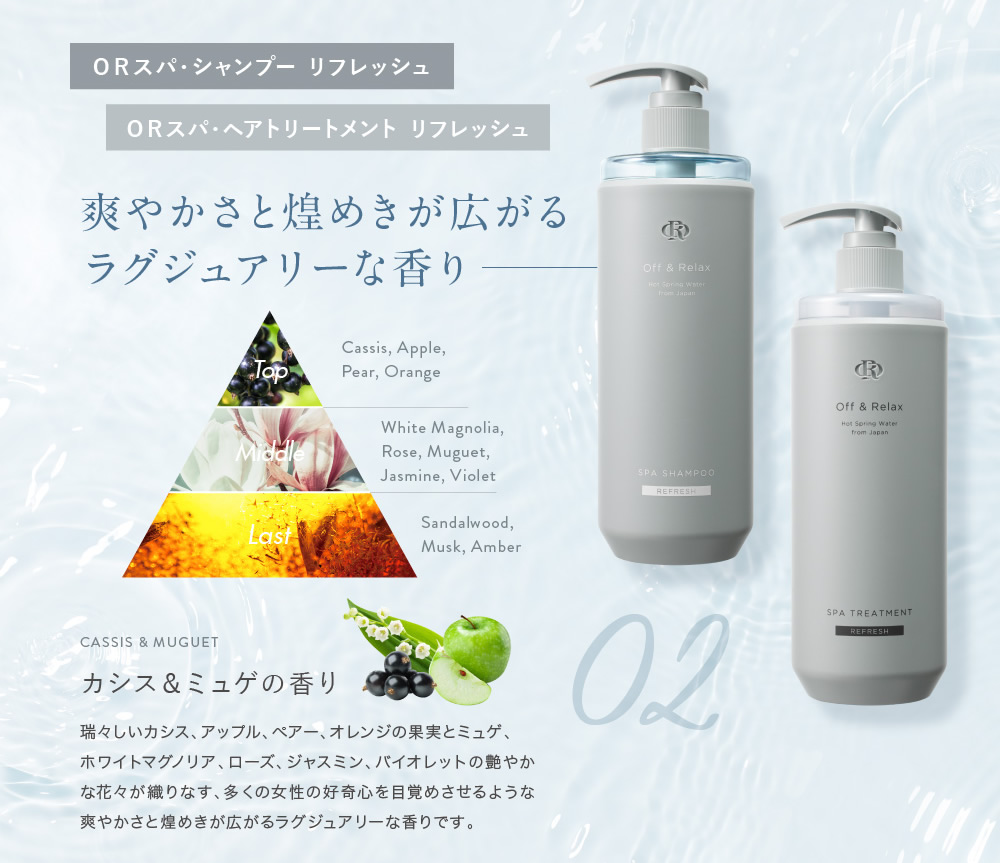 Off&Relax シャンプー トリートメント 460ml 単品 新スカルプケア