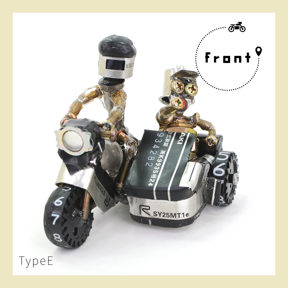 部品で作った 模型 バイク オートバイ 二輪車 訳あり ハンドメイド