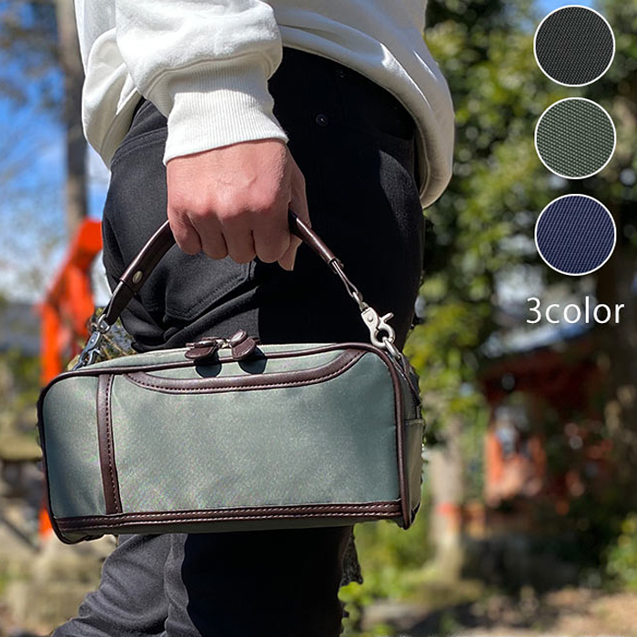 ダブルファスナー 2way ショルダー セカンドバッグ メンズ バッグ 軽量