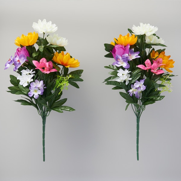 造花 仏花 お墓 仏壇用 2束入り セット お仏壇 お供え花 花束 墓花