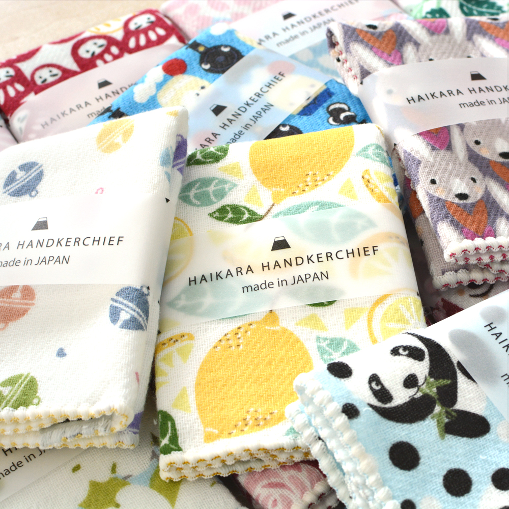 日本製 今治産 ガーゼハンカチ 4枚セット ハンカチ ハンカチタオル
