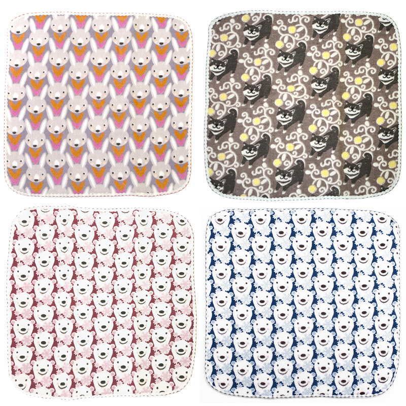 日本製 今治産 ガーゼハンカチ 4枚セット ハンカチ ハンカチタオル