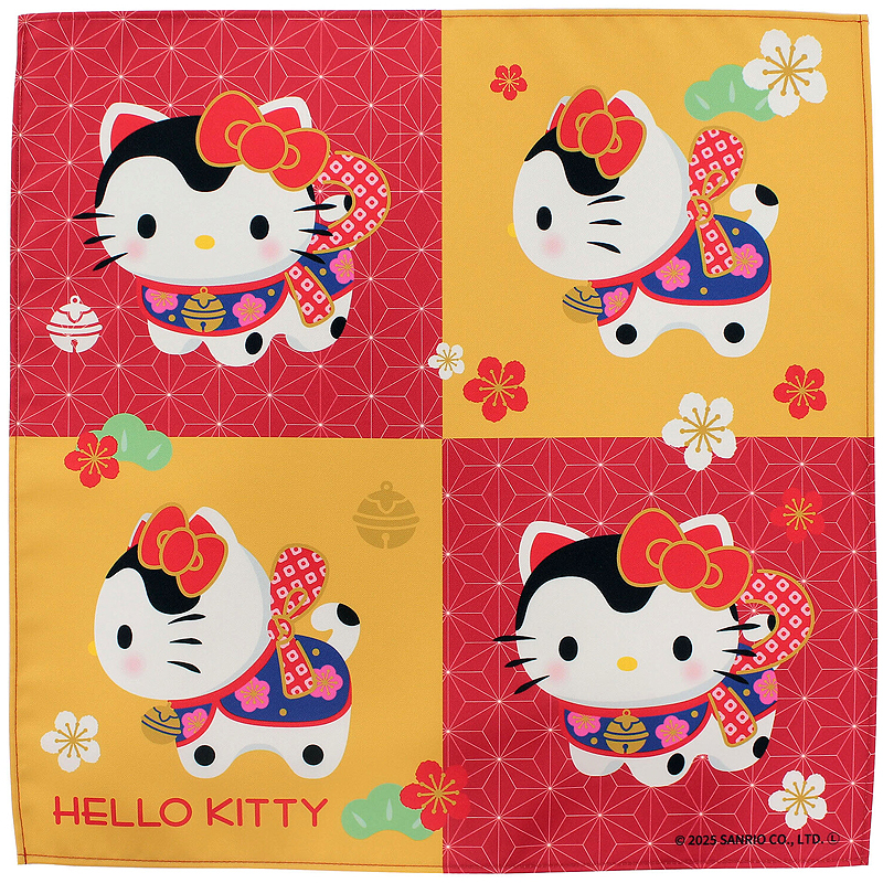 sanrio（サンリオ） 風呂敷 70×70 Sanrio ハローキティ キティ 狛犬 お