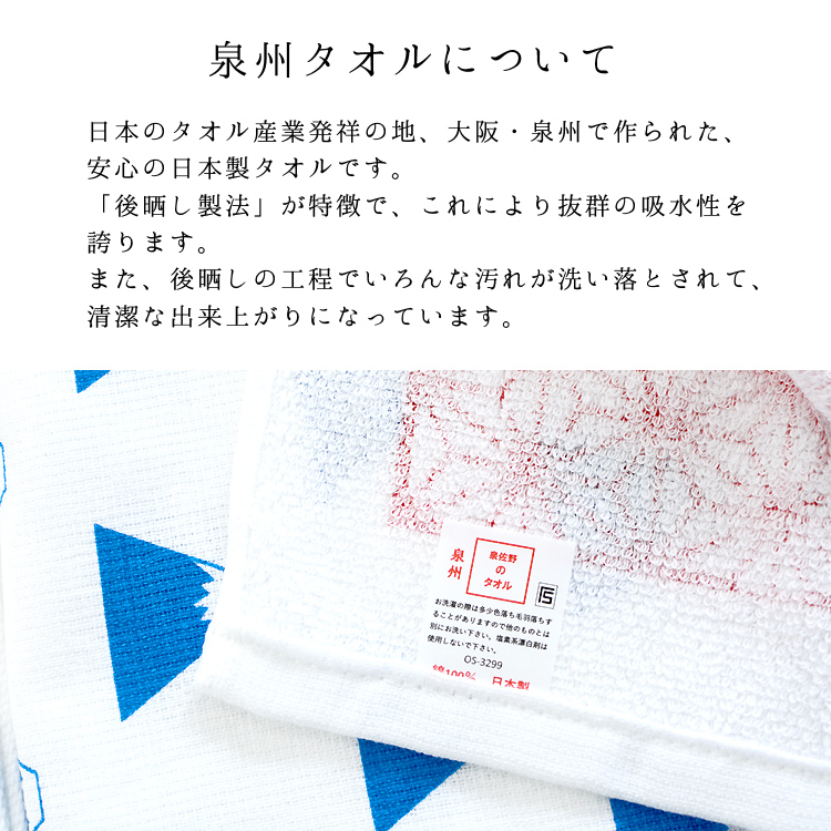 日本製 和柄 ガーゼタオル 手ぬぐい 温泉タオル 4枚セット 薄手 泉州