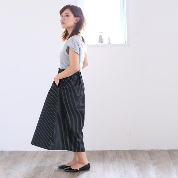 ストライプキュロットパンツスカート 楽天市場】ガウチョパンツ スカーチョ スカート レディース 秋冬