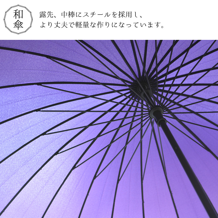8500円　和傘　花と燕　(送料1500円) 2本買って1本無料 雨傘 24本骨 高級 蛇の目風 丈夫 軽量 傘 レディース