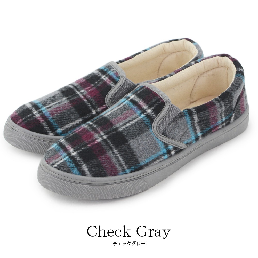 スリッポン レディース 靴 ボア スニーカー シューズ 無地 チェック カジュアル 秋冬 暖かい もこもこ スエード 内ボア スリッポン Ym Aspn 宅配b 送料無料 Ym Aspn S906 みどりや 通販 Yahoo ショッピング