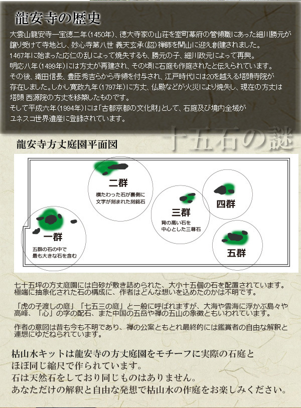 枯山水セット