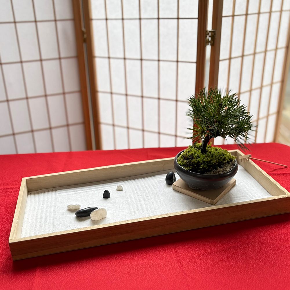 枯山水盆栽セット 枯山水 玉砂利 中サイズ +...の詳細画像2