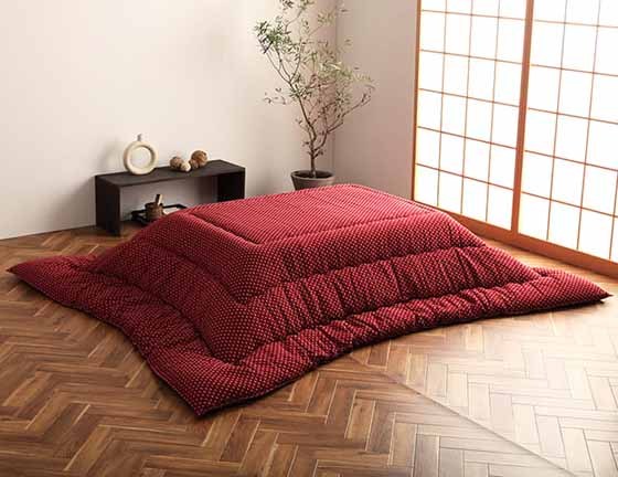 こたつ布団 長方形 約205×245cm 日本製 詩織 刺し子 和風柄 東レ