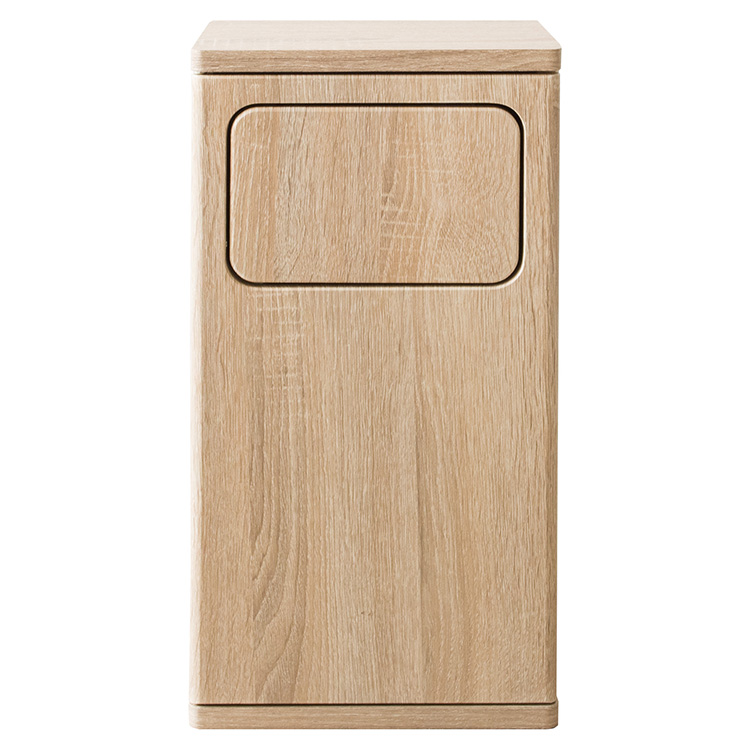 ゴミ箱 木製プッシュダストボックス 幅25cm スタイリッシュ サイド