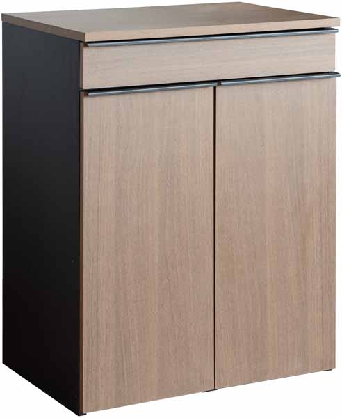 ゴミ箱 木製 分別ドロワー ダストボックス 幅60cm スタイリッシュ DB-F2200 おしゃれ 45L×2 キッチン リビング_3