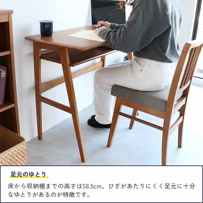 ヴィンテージ風 デスク 幅90cm コンパクトサイズ Wood Desk -ody-T