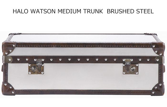 ワトソン ミディアム トランク ブラッシュスチール ブランド/HALO HALO WATSON MEDIUM TRUNK BRUSHED STEEL / ハロ ワトソン