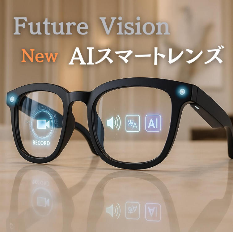 新登場スマートグラス カメラ付き AI検索 AI翻訳 3000万画素画像