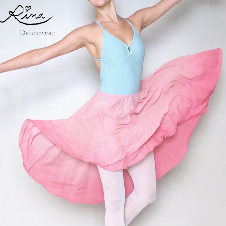 バレエ スカート 長め リハーサル スカート Rina Dancewear 大人 プルオンスカート