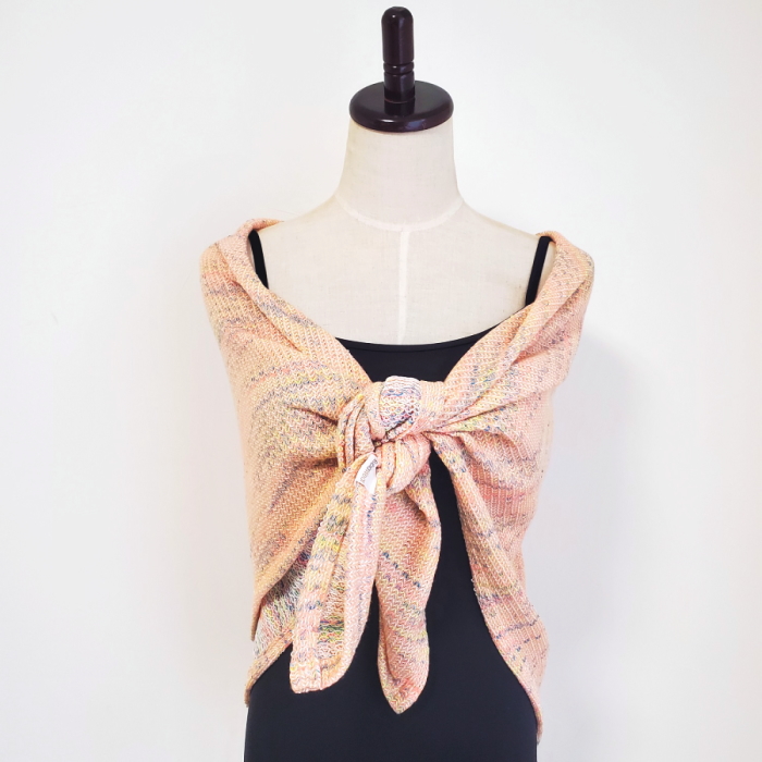 ルビアウエア ニットラップ CORA WRAPカラフル メランジ Rubia Wear