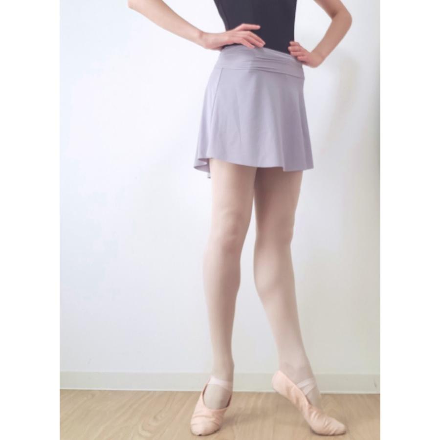 バレエ スカート ショートパンツ付き 日本製 黒 透けない スコート｜mignonballet｜15