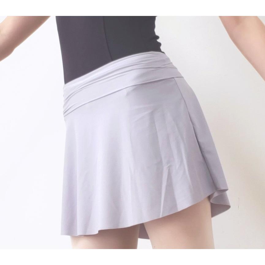 バレエ スカート ショートパンツ付き 日本製 黒 透けない スコート｜mignonballet｜16