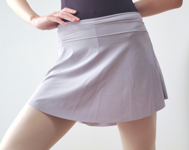 バレエ スカート ショートパンツ付き 日本製 黒 透けない スコート｜mignonballet｜18