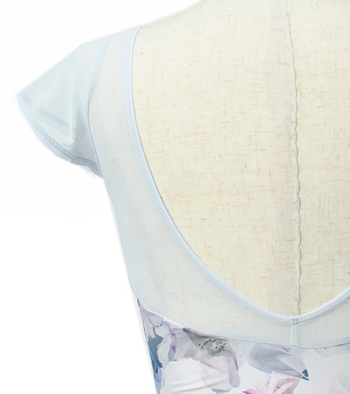 バレエ レオタード 大人 半袖 花柄 ブラカップ差し込み可 ジュニア 日本製 | Mignon（バレエ） | 06