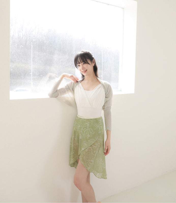 バレエ スカート 大人 イイレイル/iiLaire Lilly 花柄 巻きスカート