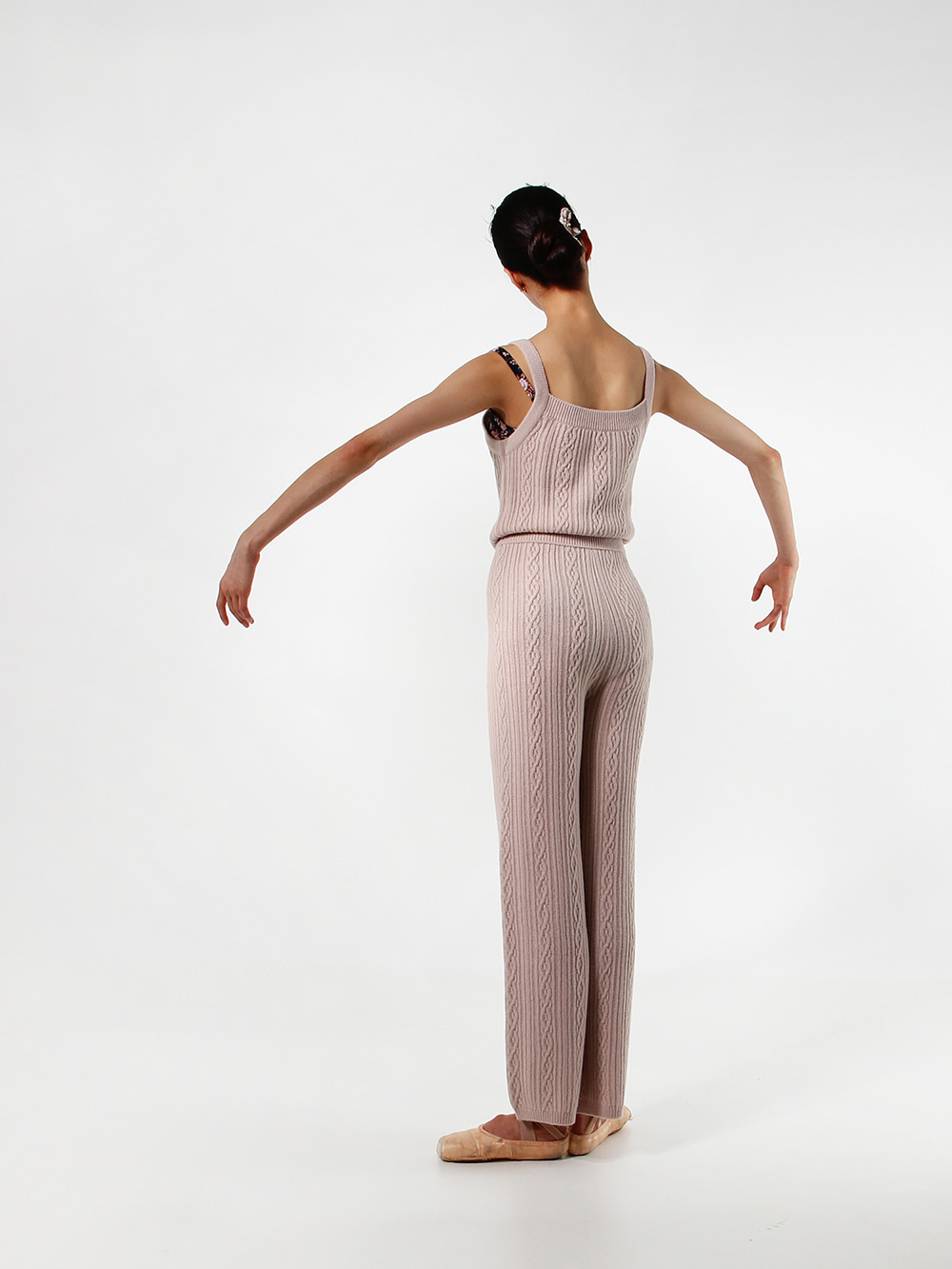 ニット ウォームアップ オーバーオール オールインワン LEVDANCE