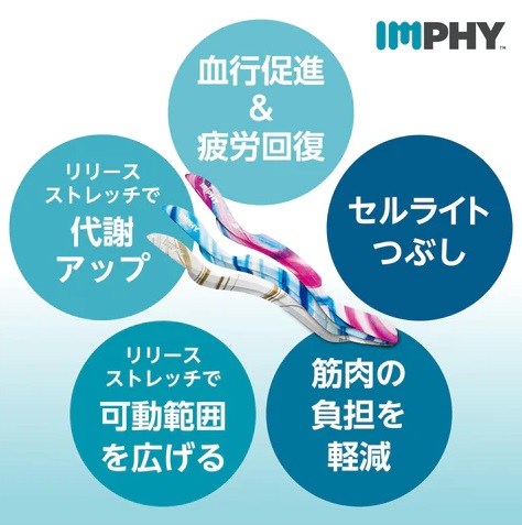 IMPHYインフィ リリース・スティック　全身 筋膜リリース 疲労回復　血行促進 楽天市場】【 IMPHY / インフィ 】リリーススティックPC 3柄