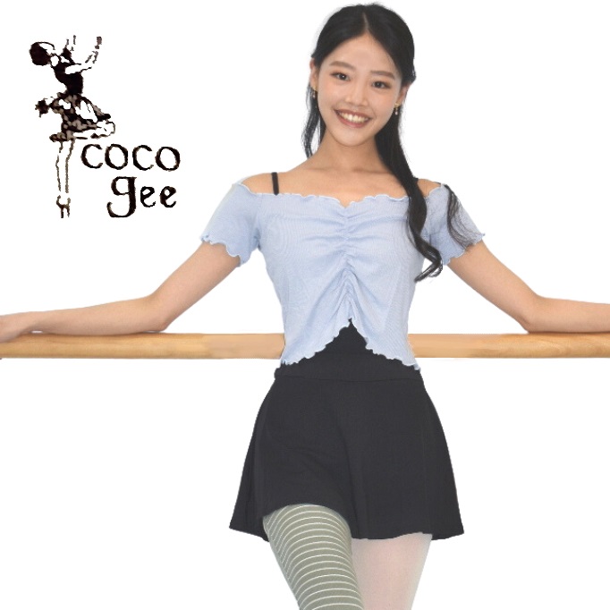 絶対一番安い バレエ オフ バレエトップス cocojee ココジ 半袖 トップス バレエ