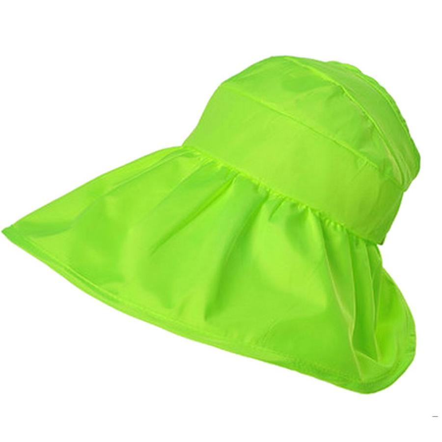 つば広サンバイザー サンバイザー帽子 サンバイザーハット 折りたためる レディース 大人用 子供用 日よけ 紫外線対策 UVケア 折り畳み クルクル