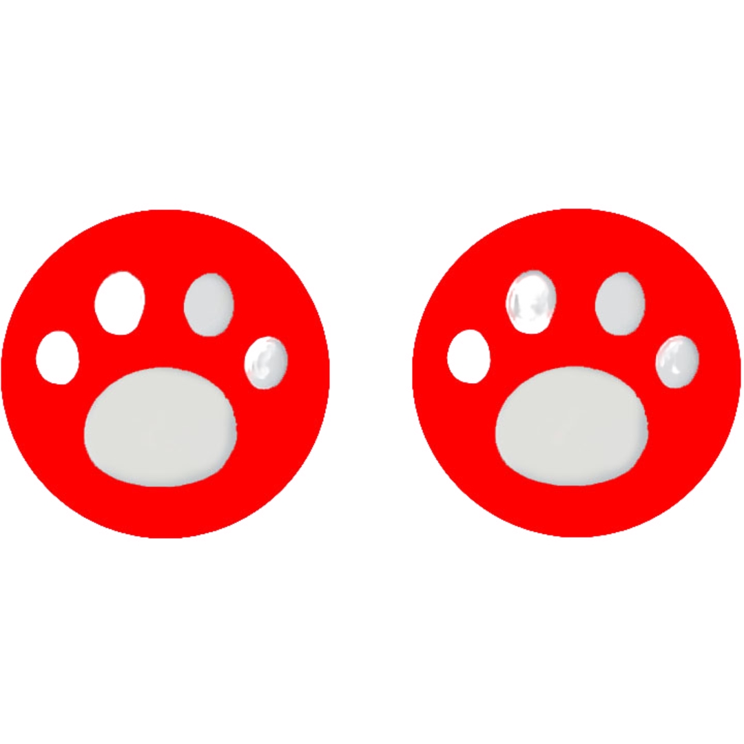 アナログスティックカバー 単品 Nintendo Switch 任天堂 スイッチ キャップ 肉球 猫 犬 シリコン ジョイスティック コントローラー用｜mignonlindo｜17