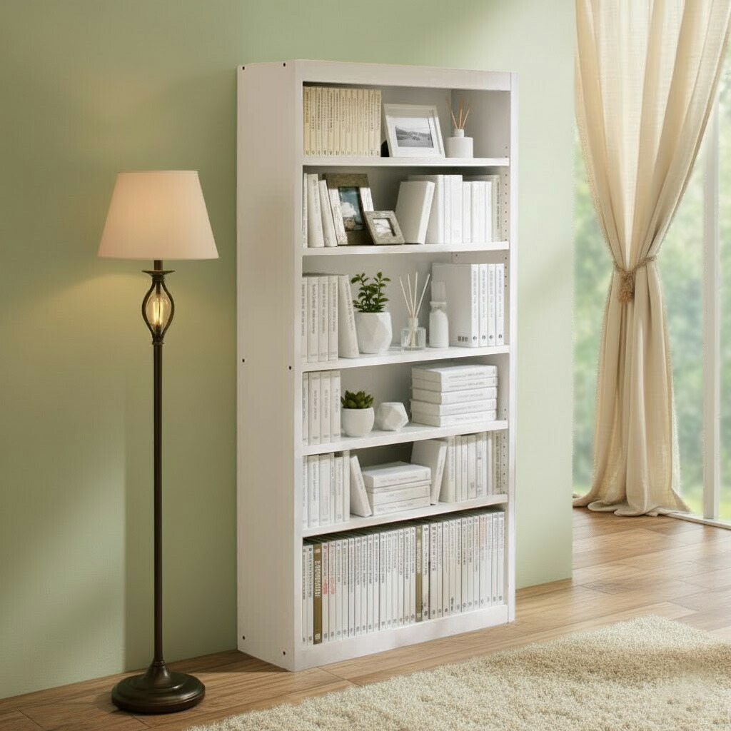 MiHAMAの家具 本棚 書棚 たわまない 大容量 頑丈 絵本 図鑑 コミック